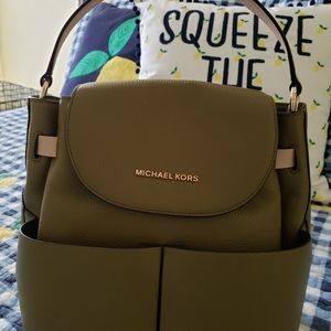 Michael Kors Bedford Backpack in Pistachio